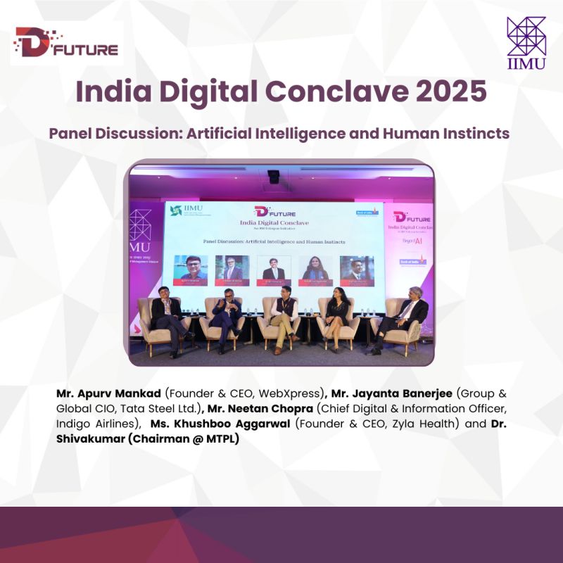 IIM Udaipur Leads the Conversation on 'Beyond AI' at the Second Edition of D'Future: India Digital Conclave