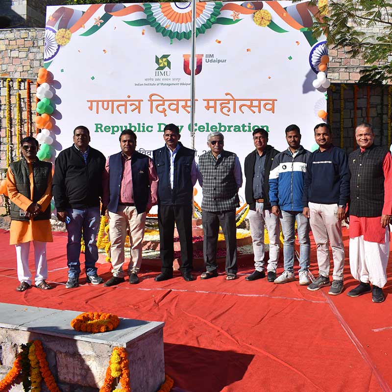 Republic Day 2025 Celebration at IIM Udaipur 