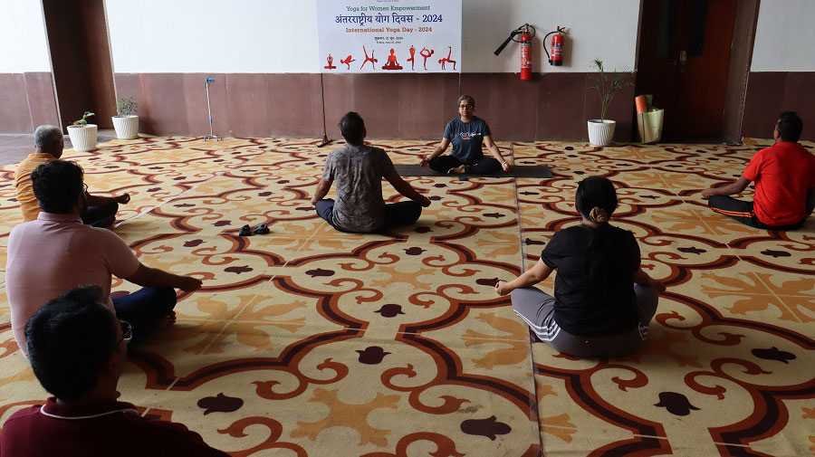 IIM Udaipur Celebrates 10th International Yoga Day at the Campus