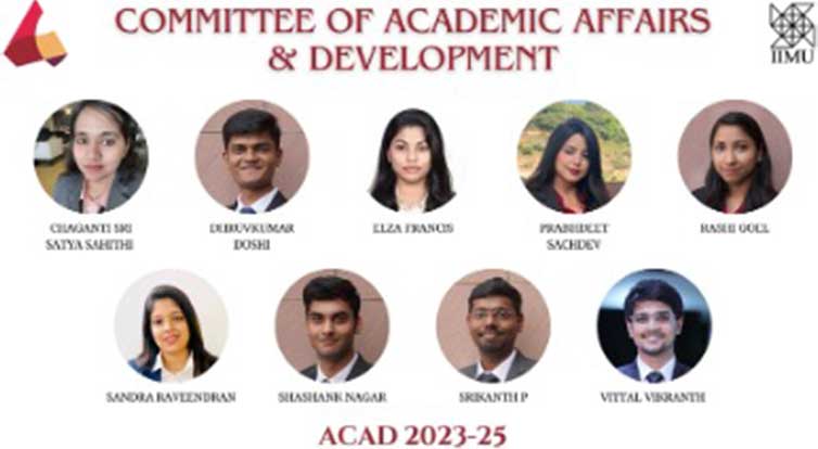 Committee of Academic Affairs & Development Two Year MBA (2023-25)