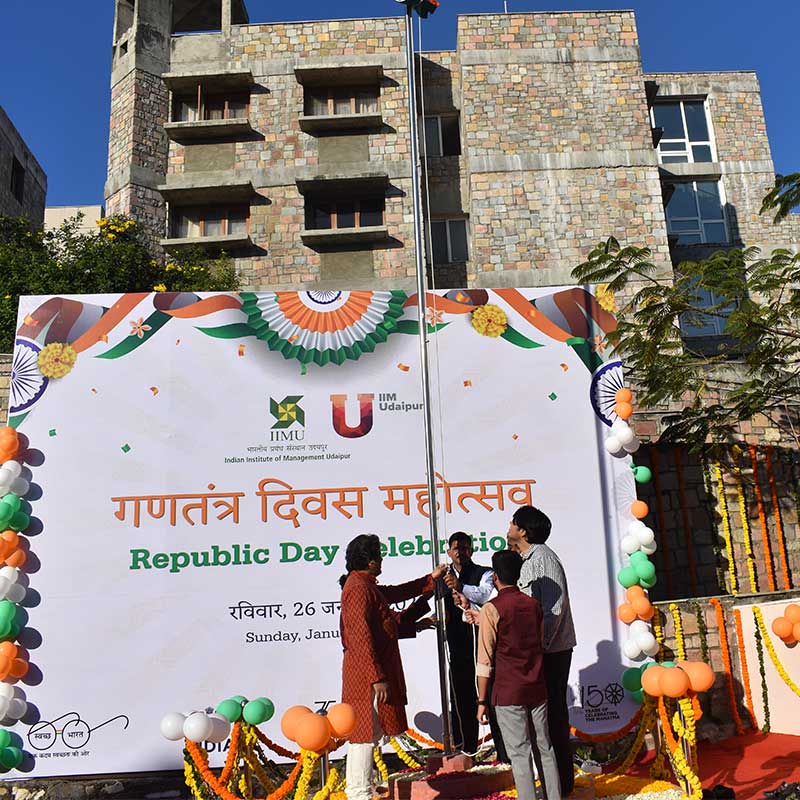 Republic Day 2025 Celebration at IIM Udaipur