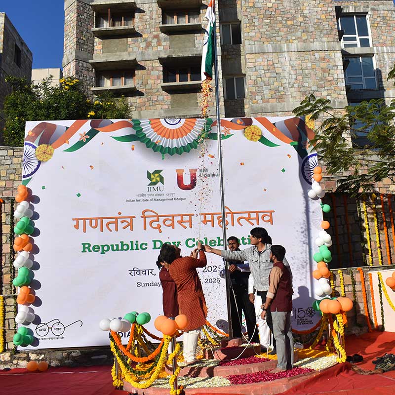 Republic Day 2025 Celebration at IIM Udaipur