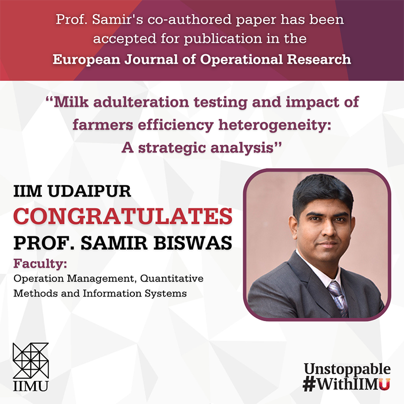 Milk adulteration testing and impact of farmers efficiency heterogeneity: A strategic analysis.