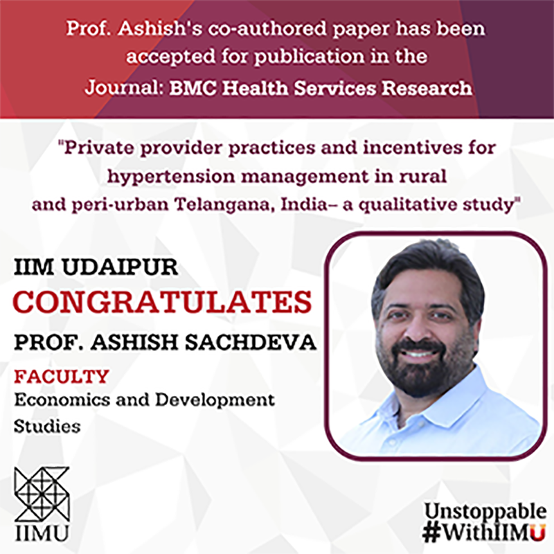 Private provider practices and incentives for hypertension management in rural and peri-urban Telangana, India– a qualitative study